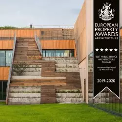 Akademeia High School nagrodzona w kategorii Najlepszy obiekt użyteczności publicznej w Polsce