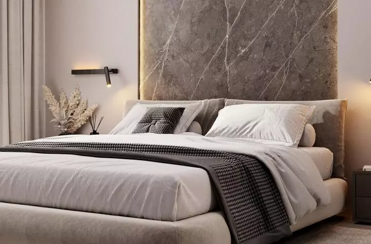 Strefa master w stylu ciepłego minimalizmu