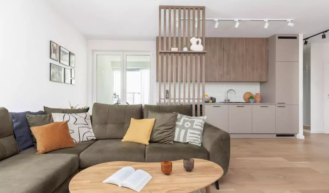 Living area of the Decoroom project