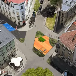 tak będzie wyglądało skrzyżowanie przy placu Wolnica
