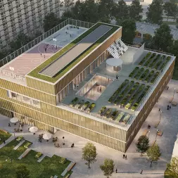 wizualizacja Centralnego Domu Kultury w Warszawie