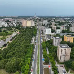 Ulica Kondratowicza z lotu ptaka