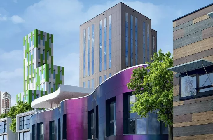 One product, many possibilities with exterior facade cladding