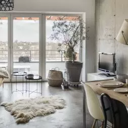 Wnętrze w stylu industrialnym