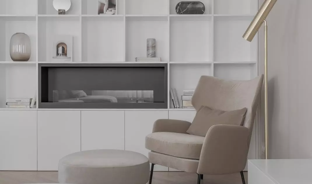 Interior in white