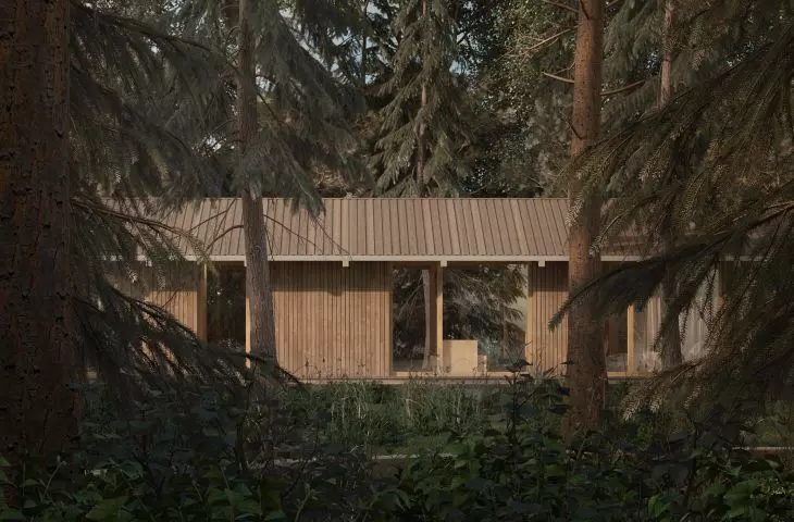 Closer to nature. Yoga house project with an award in an international competition!
