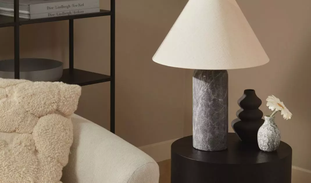 Linen lamp
