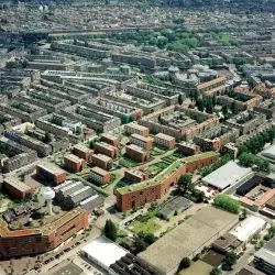 osiedle GWL Terrein w Amsterdamie na terenach dawnego miejskiego przedsiębiorstwa wodociągowego