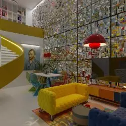 Apartament inspirowany malarstwem Vincenta van Gogha