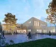 Zwycięski projekt w konkursie na koncepcję urbanistyczną, kampus edukacyjny i przedszkole przy Urzędzie Gminy Michałowice w Regułach
