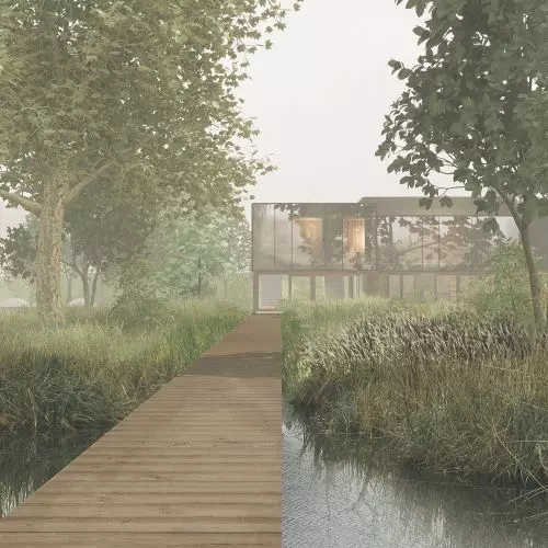 Rest locally. Design of a Recreation Center in the center of Wrocław