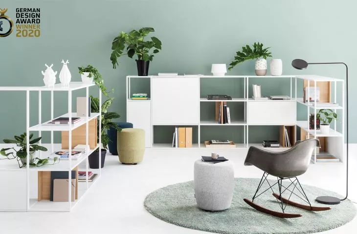 Modular shelving for the office