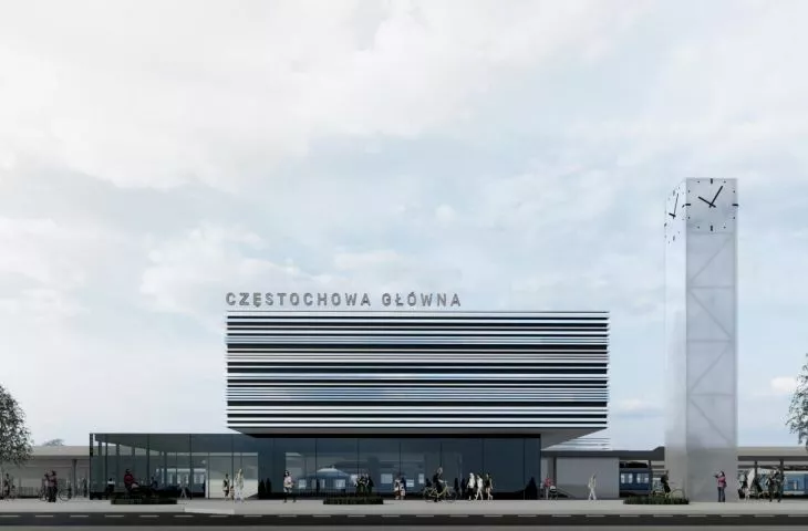 Wyniki konkursu na projekt dworca głównego w Częstochowie