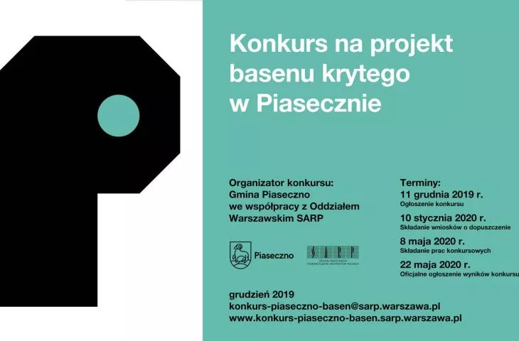 Competition for the design of an indoor swimming pool in Piaseczno