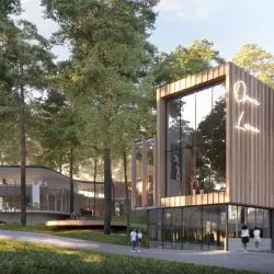 Projekt centrum edukacyjno-wystawienniczego, które stanie na terenie Opery Leśnej w Sopocie