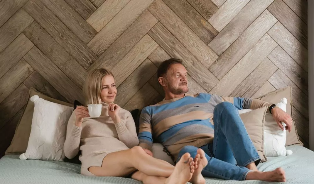 Edyta and Cezary Pazur's bedroom