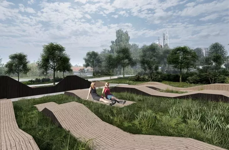 Konkurs AUTO-STRADA MŁODYCH na wykonanie projektu koncepcyjnego mebli miejskich instalacji przestrzenno-użytkowej „ciepłe miejsce” na osiedlu Westerplatte w Tarnowie.