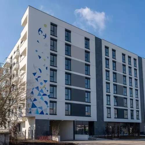 Bokserska 71 estate in Warsaw - a Dom Development project in Służewiec with Dryvit facade insulation system