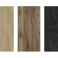 Dekory SCHATTDECOR inspirowane rysunkiem drewna lub kamieni