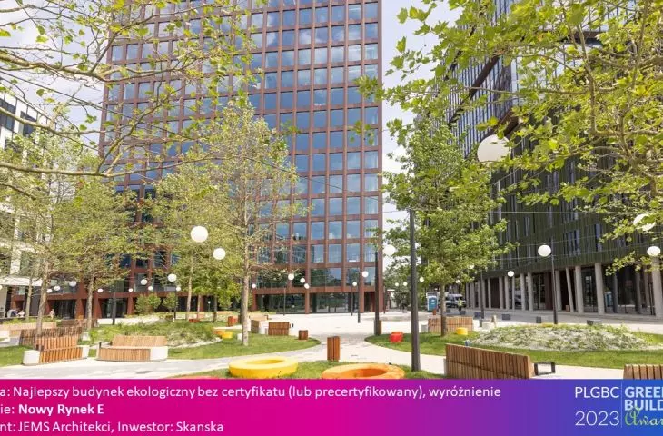 Wyróżnienie w kategorii Najlepszy budynek ekologiczny bez certyfikatu
