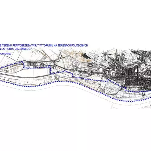 Competition for the development of the right bank of the Vistula River in Toruń