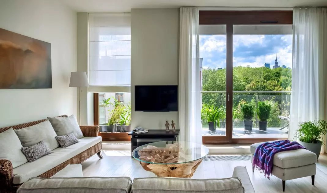 An apartment with a view