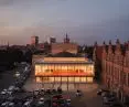 Renovated Wybrzeze Theater and a section of the Coal Market