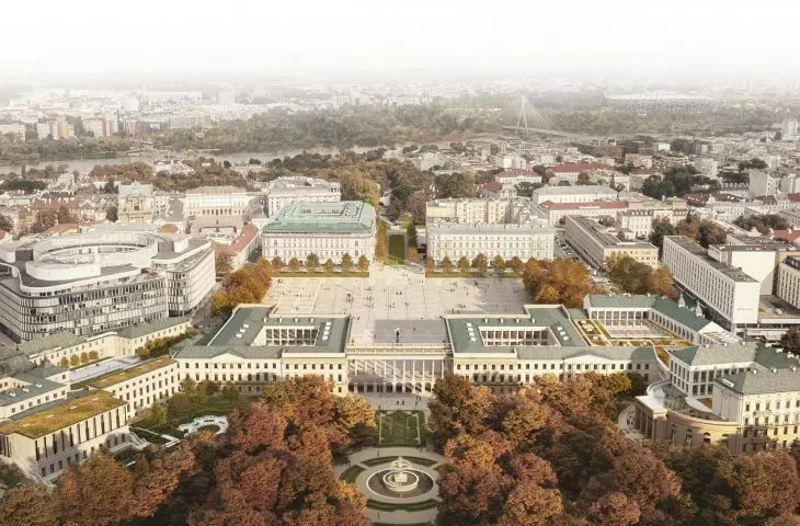 Results of the competition for the development of an architectural concept together with land development for the investment concerning the reconstruction of the Saxon Palace, the Brühl Palace and the tenements on Królewska Street in Warsaw