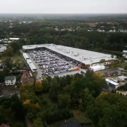 Centrum handlowe Sfera Park widziane z lotu ptaka
