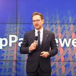 Minister Waldemar Buda i Jan Śpiewak