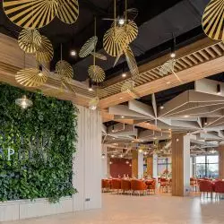 sufity Knauf Ceiling Solutions w ukraińskim hotelu St. Charbel Morszyn