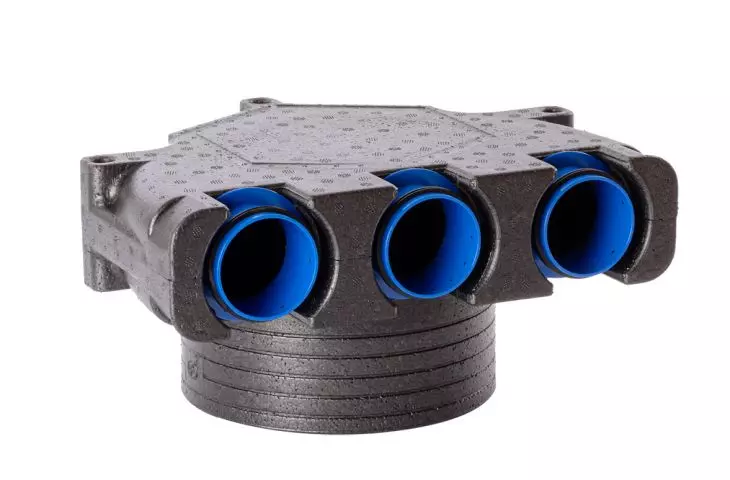Thermally and acoustically insulated FLX-PLO-EPP plenum boxes