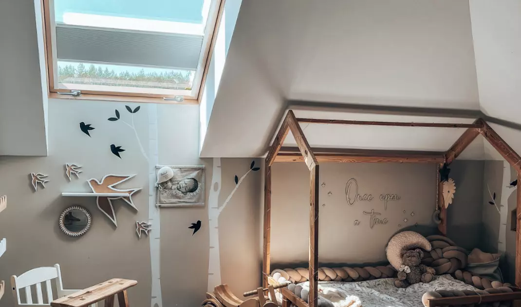 With roller blinds we can control the amount of light entering our rooms