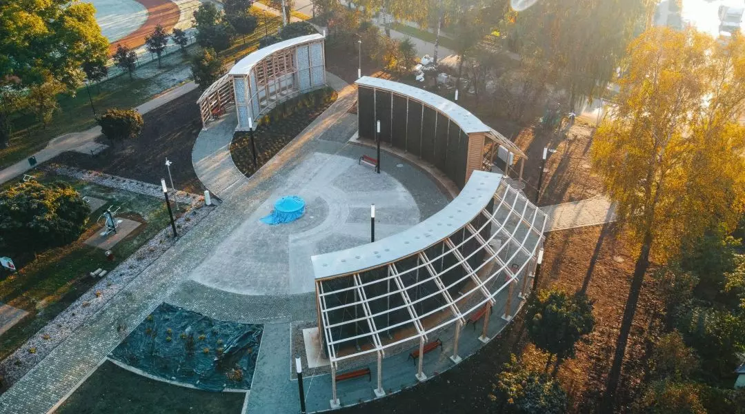 Wyróżnienie w kategorii Nowo wykreowana przestrzeń publiczna w zieleni