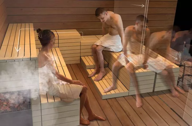 Paula Smolka – „Projekt wnętrza sauny dla osób poruszających się na wózku inwalidzkim”