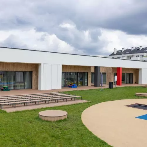 Safety first. Modern kindergartens in Opole with Twinson terraces.