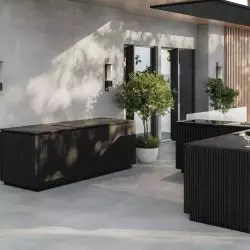 Dekton Ukiyo, pierwsza kolekcja ryflowanych okładzin projektu Claudii Afshar