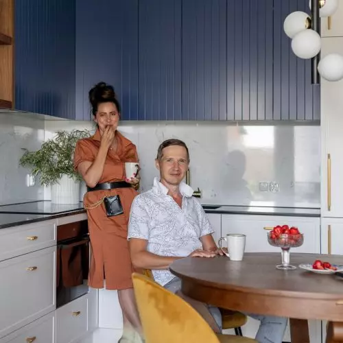 Nadmorski apartament z kroplą granatu