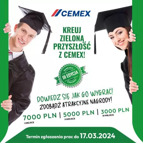Konkurs dla studentów – Kreuj zieloną przyszłość z CEMEX