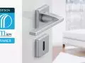 Seria Bergamo, kolor satynowy chrom, Resista® (F41-R)