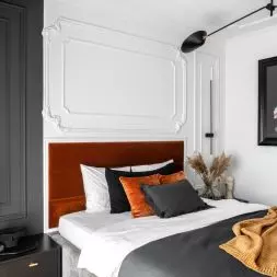 Sztukateria nadaje wnętrzu eleganckiego charakteru