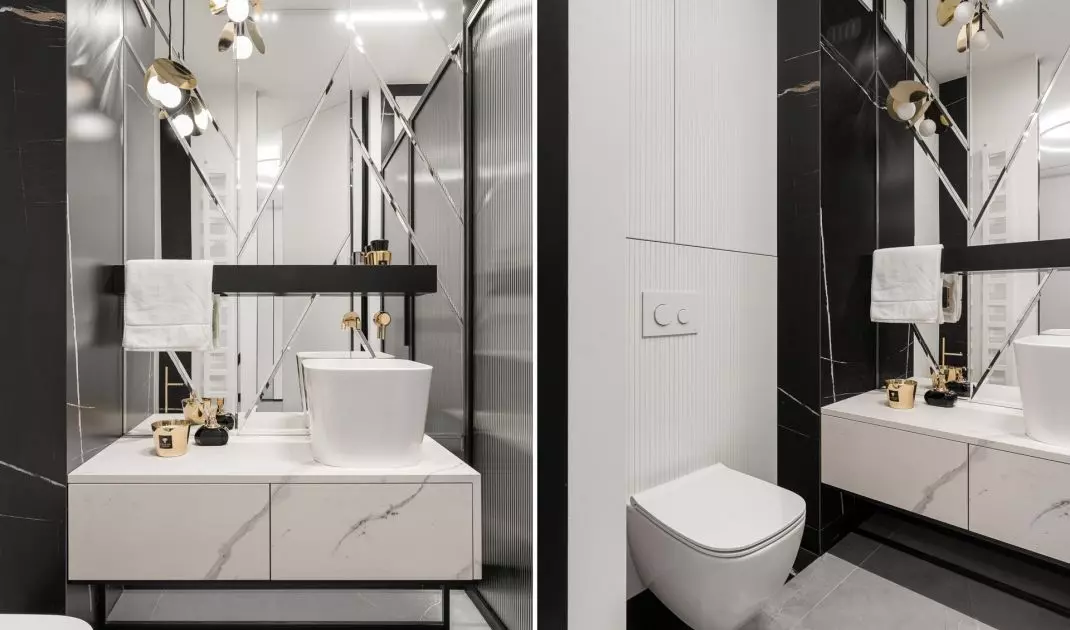 Bathroom designed by Anna Maria Sokolowska