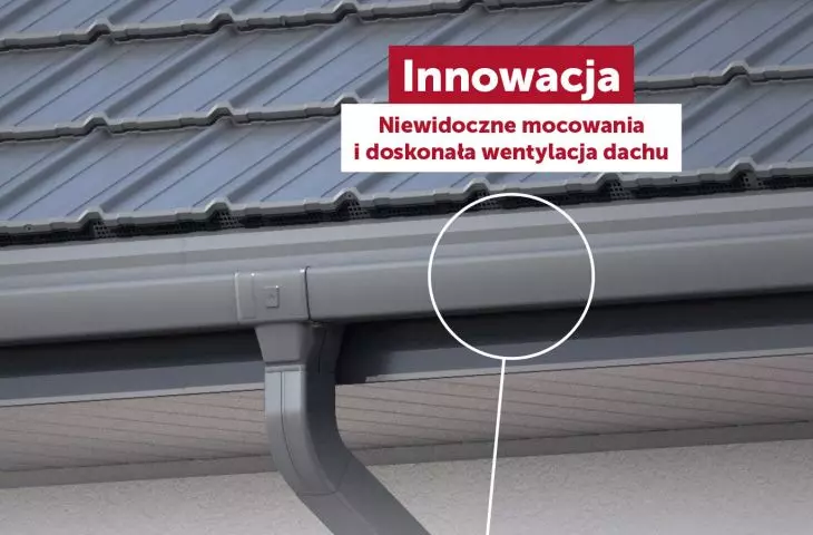 Stalowa rynna kwadratowa Flamingo IQ – inteligentna estetyka