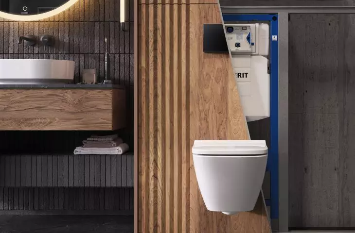 Why you should choose a Geberit concealed installation frame along with a Geberit toilet bowl?