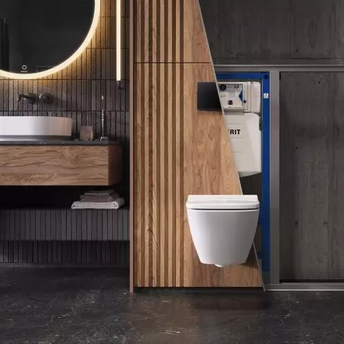 Why you should choose a Geberit concealed installation frame along with a Geberit toilet bowl?