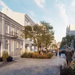 Woonerf na warszawskiej Pradze projektu architektów z pracowni WXCA