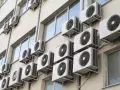 elewacja z agregatami zewnętrznymi klimatyzacji split