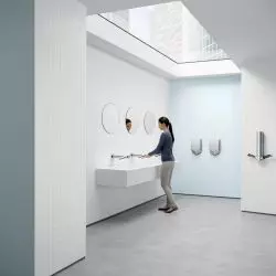 Suszarki do rąk Dyson Airblade. Czas suszenia 14 sekund. 76% tańsza w eksploatacji niż inne suszarki do rąk