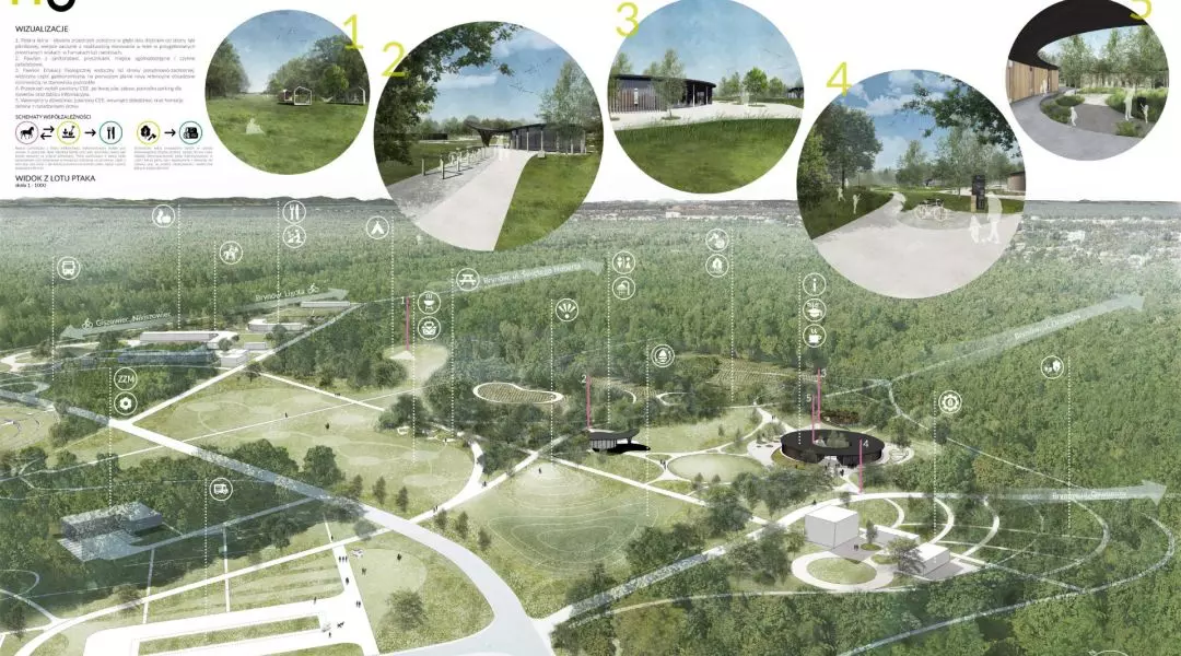 Wyróżnienie (ex aequo) w kategorii Architektura Krajobrazu