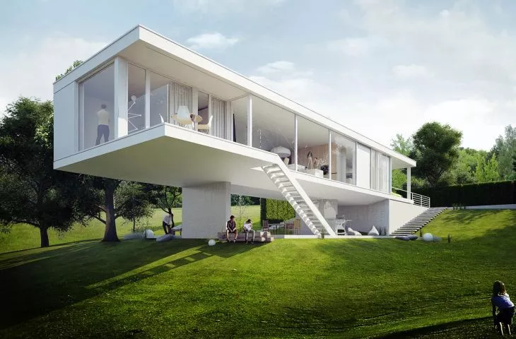 Dom na Skarpie projektu MUS ARCHITECTS